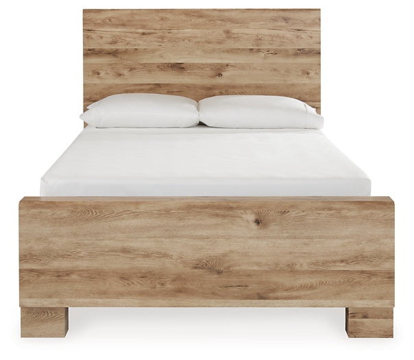 Hyanna  Panel Bed With 2 Side Storage