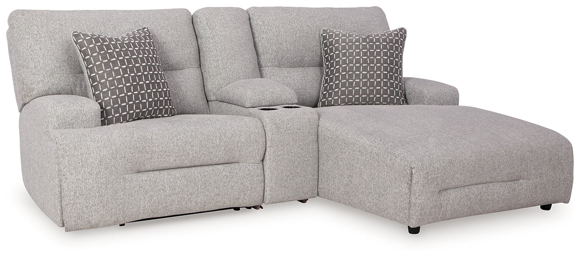 Acklen Place 3-Piece Power Reclining Sectional Sofa with Chaise