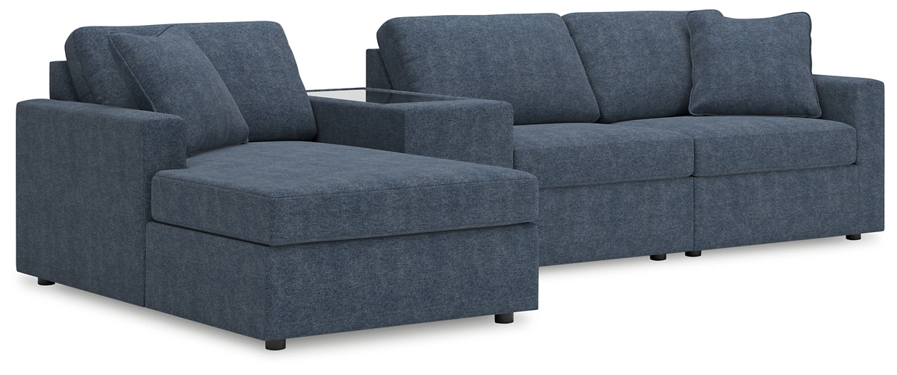 Modmax 4-Piece Sectional with Chaise and Storage Console