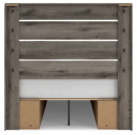 Graystorm  Panel Bed With Storage