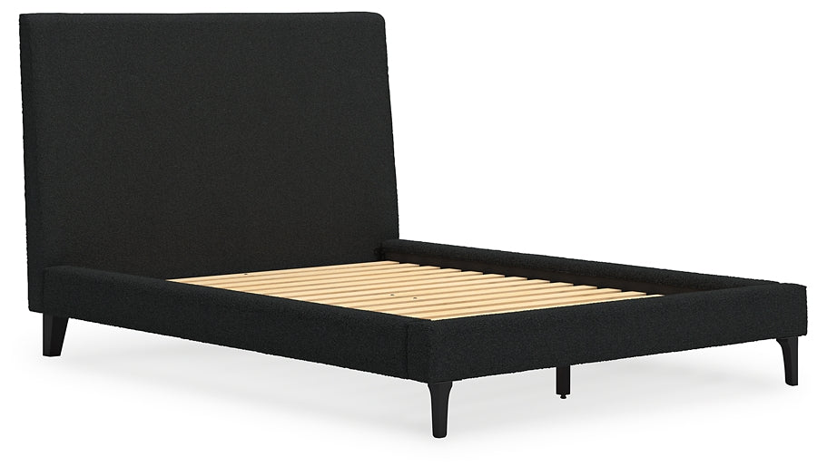 Cadmori Full Upholstered Bed with 2 Nightstands