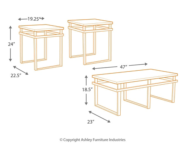 Laney Occasional Table Set (3/CN)