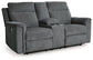 Barnsana DBL REC PWR Loveseat w/Console