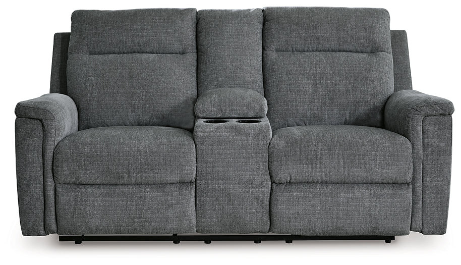 Barnsana DBL REC PWR Loveseat w/Console