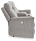 Barnsana DBL REC PWR Loveseat w/Console